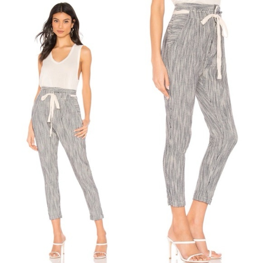Free People Light At Sunrise Crop Pant Indigo Blue Size 4